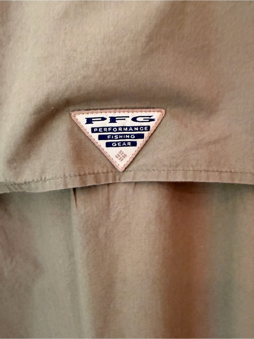 Columbia PFG Shirt Fishing Vented Short Sleeve Button Down Tan/Brown Men’s Sz XL - Picture 13 of 16